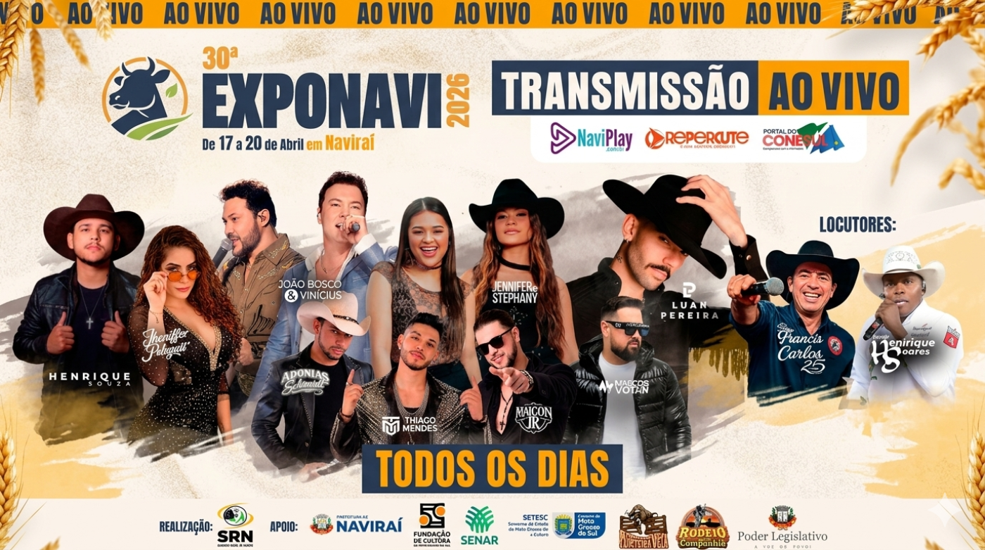 Exponavi 2026 terá transmissão ao vivo todos os dias com cobertura completa do NaviPlay e parceiros